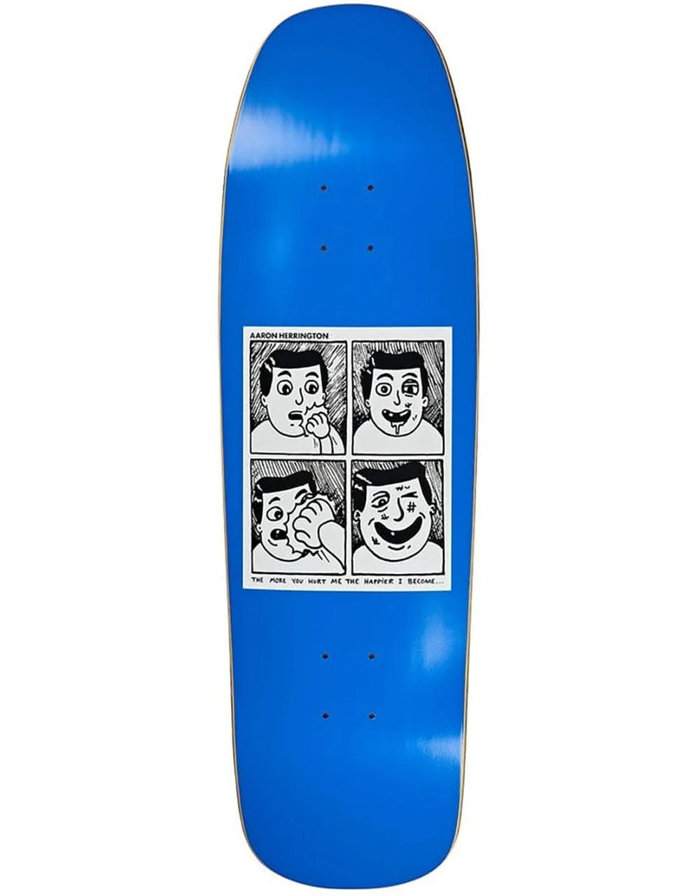 Polar Herrington Hurt Me Skateboard Deck - 1992 Shape 9.25"