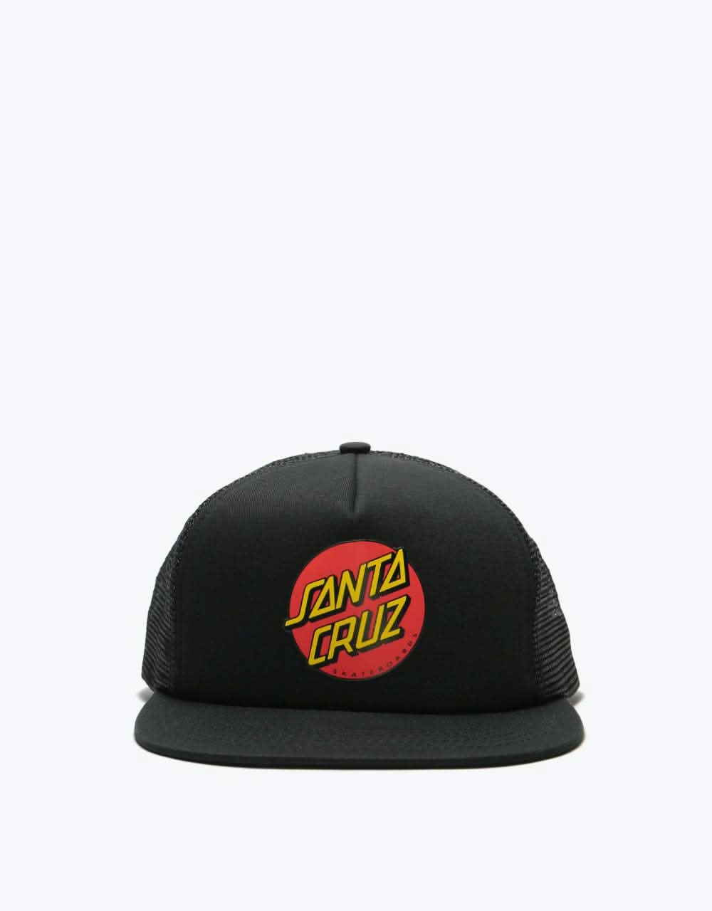 Santa Cruz Classic Dot Mesh Cap - Black/Black