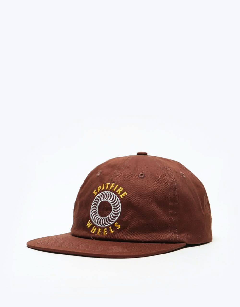 Spitfire OG Classics Snapback Cap - Dark Brown/Yellow/White