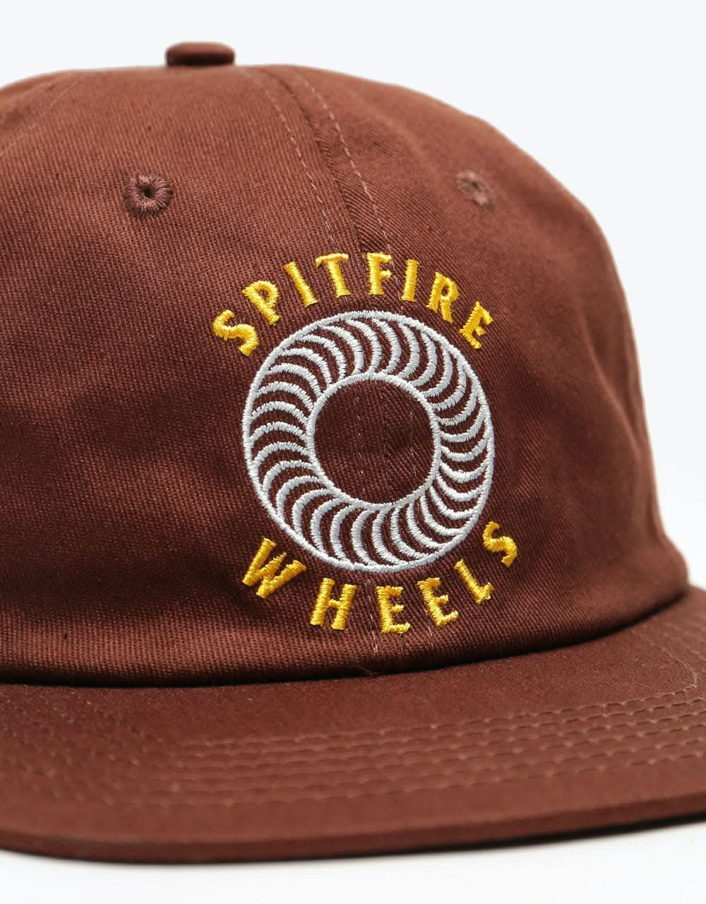 Spitfire OG Classics Snapback Cap - Dark Brown/Yellow/White