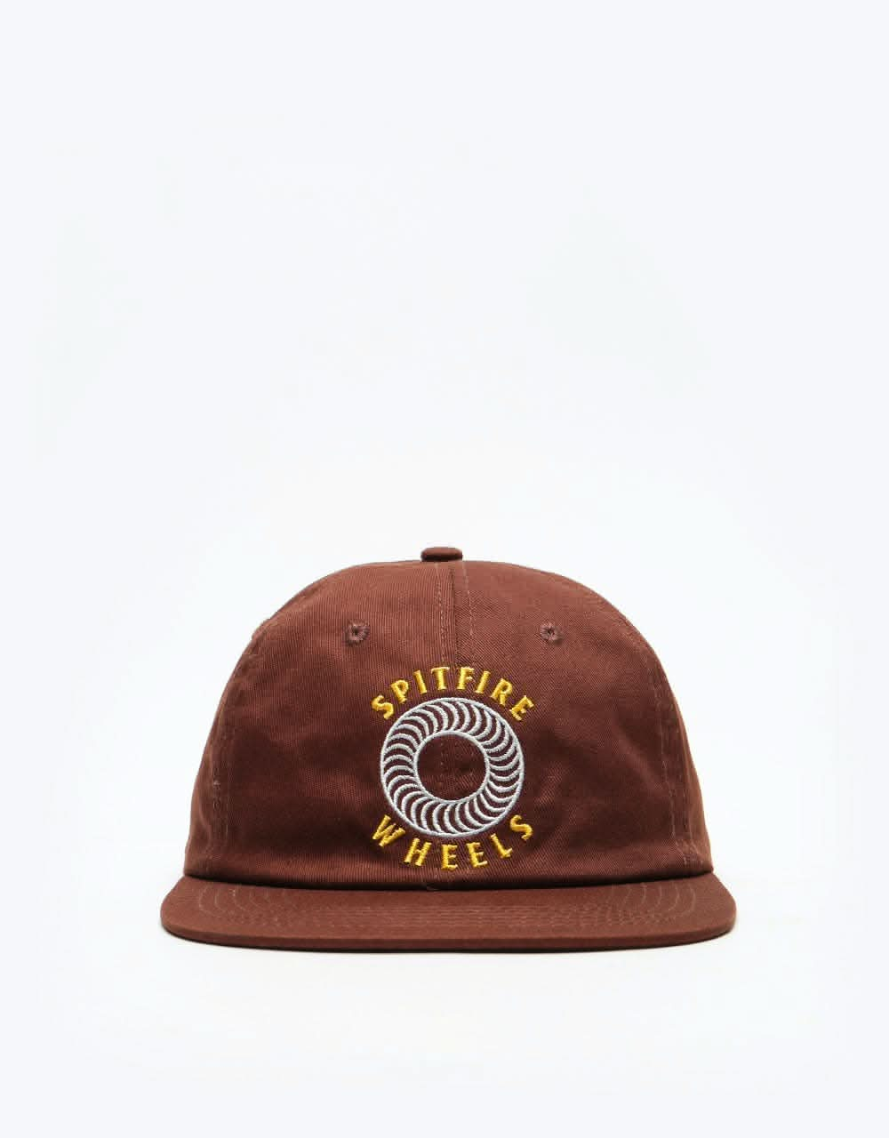 Spitfire OG Classics Snapback Cap - Dark Brown/Yellow/White