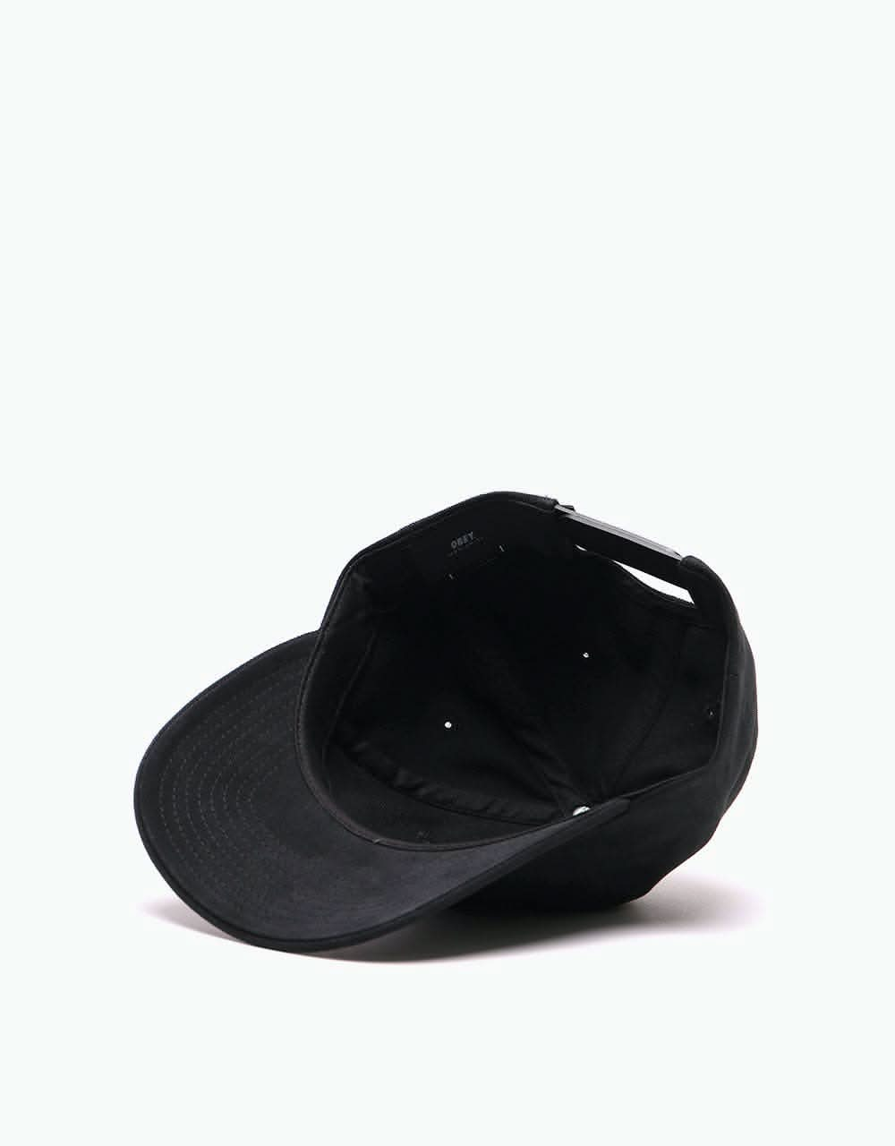 Obey FUBAR 6 Panel Cap - Black