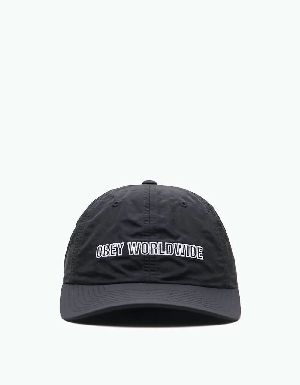 Obey Gossip 6 Panel Cap - Black