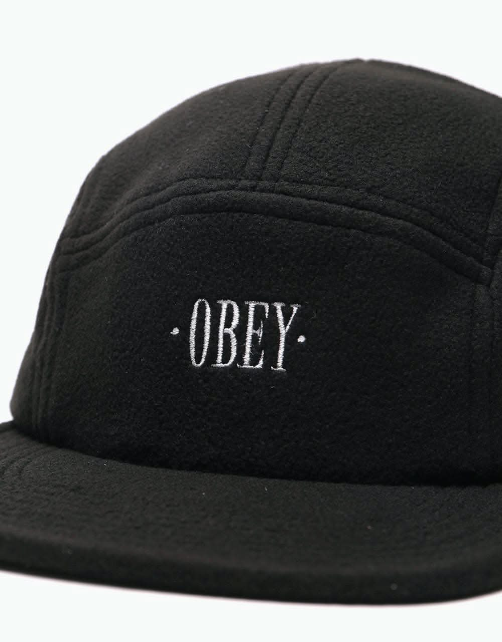 Obey Morrison 5 Panel Cap - Black