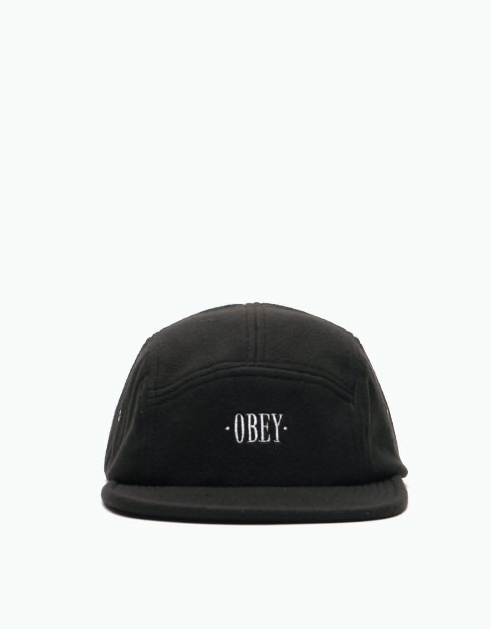 Obey Morrison 5 Panel Cap - Black