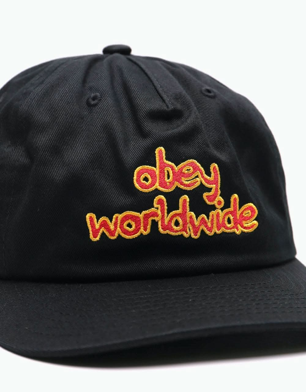 Obey Sailin Snapback Cap - Black