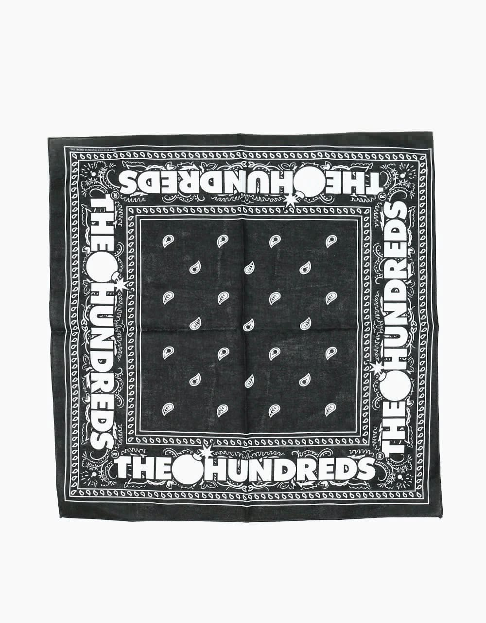 The Hundreds Paisley Bandana - Black