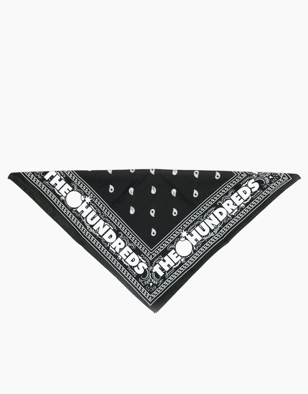 The Hundreds Paisley Bandana - Black