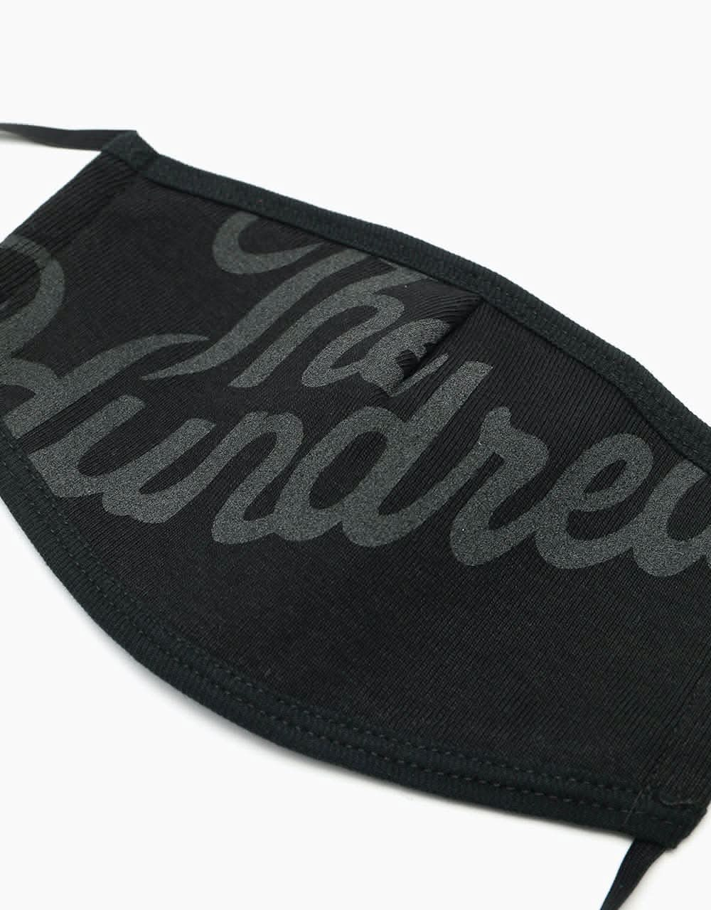 The Hundreds Slant Face Mask - Black