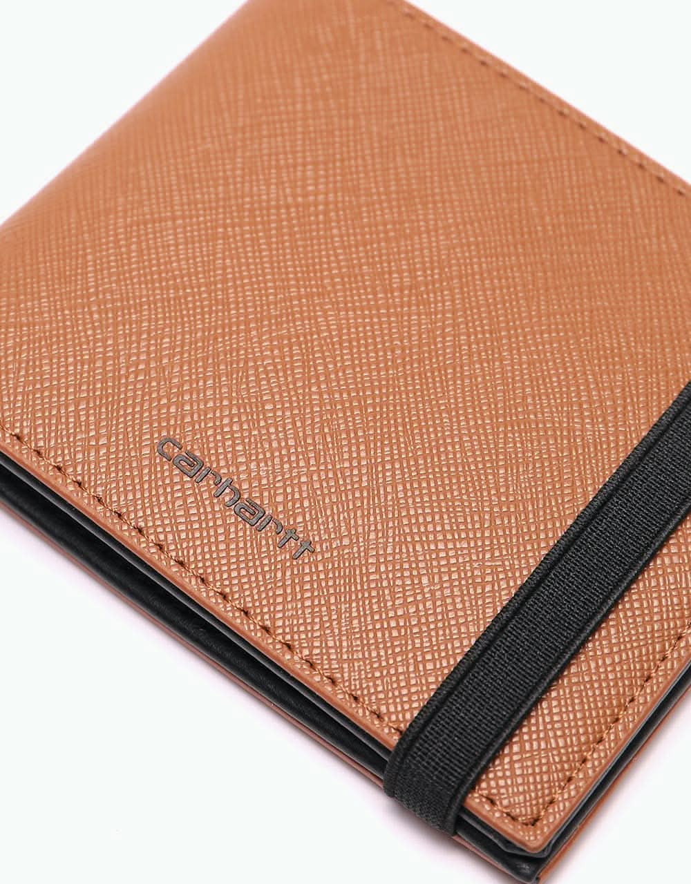 Carhartt WIP Coated Billfold Wallet - Hamilton Brown/Black