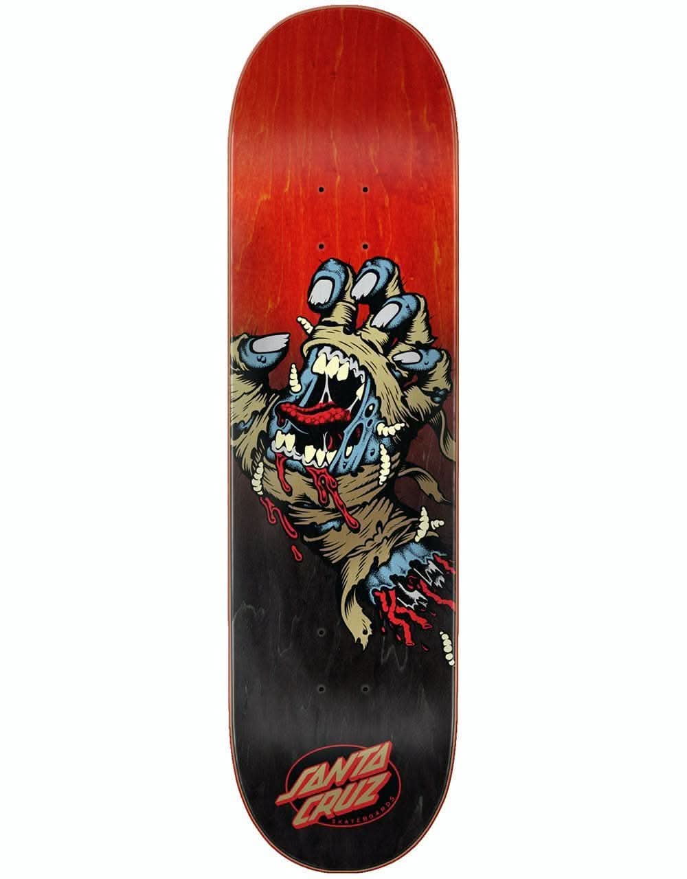 Santa Cruz Mummy Hand 'Wide Tip' Skateboard Deck - 8.25"