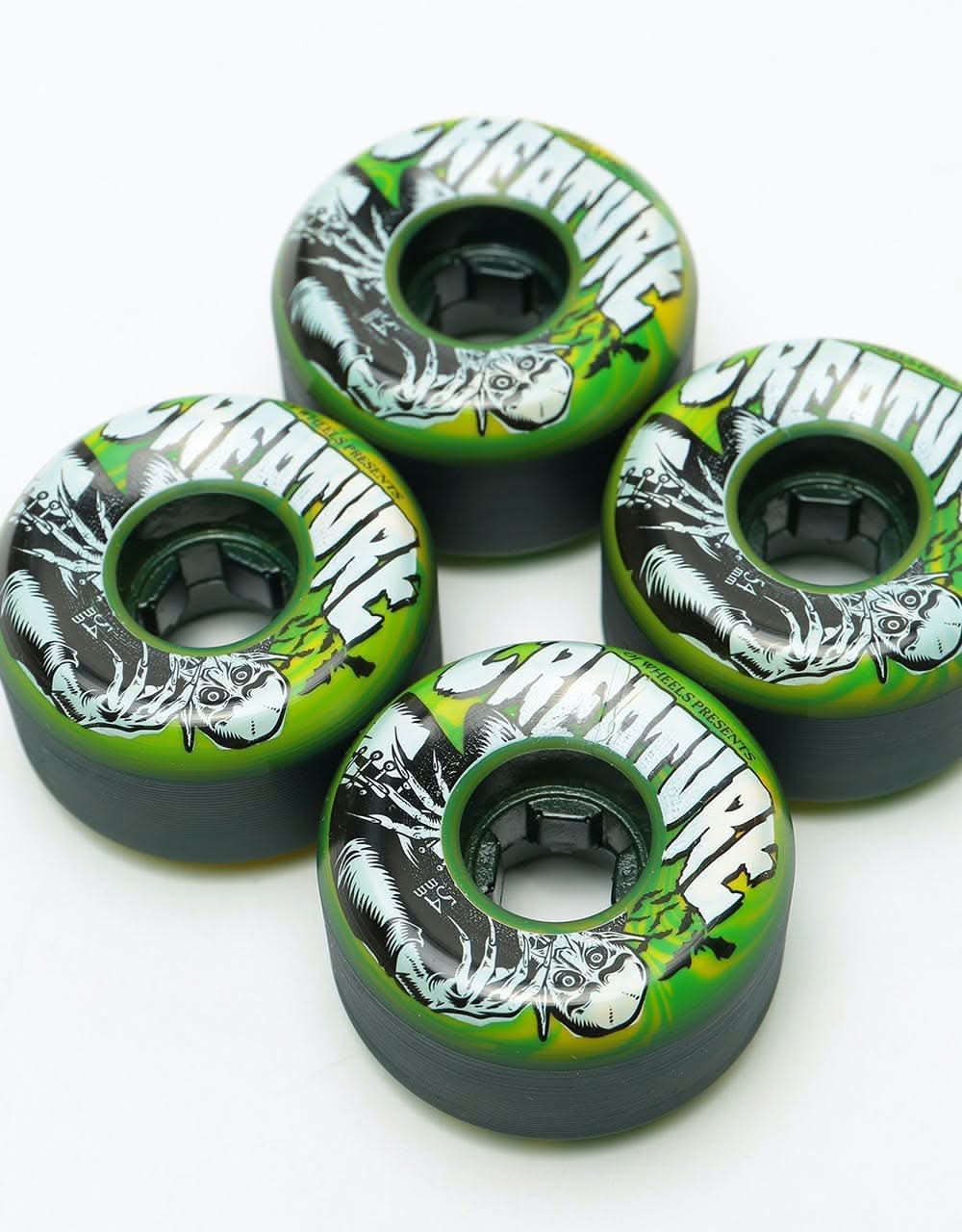 OJ x Creature Thee Vampire Bloodsuckers Swirls 97a Skateboard Wheel - 54mm