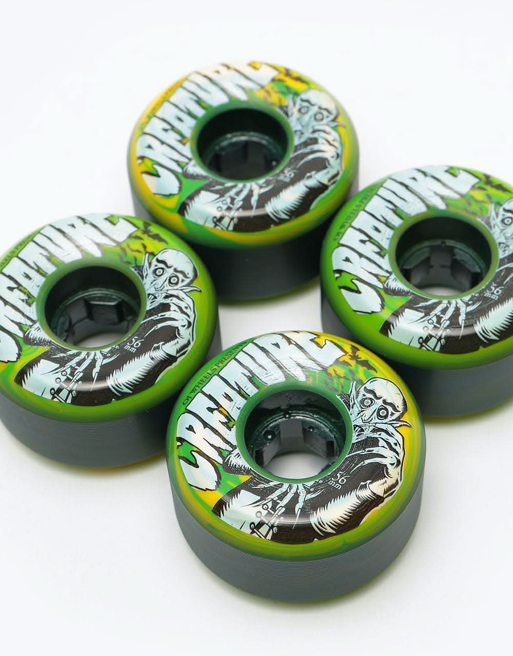 OJ x Creature Thee Vampire Bloodsuckers Swirls 97a Skateboard Wheel - 56mm