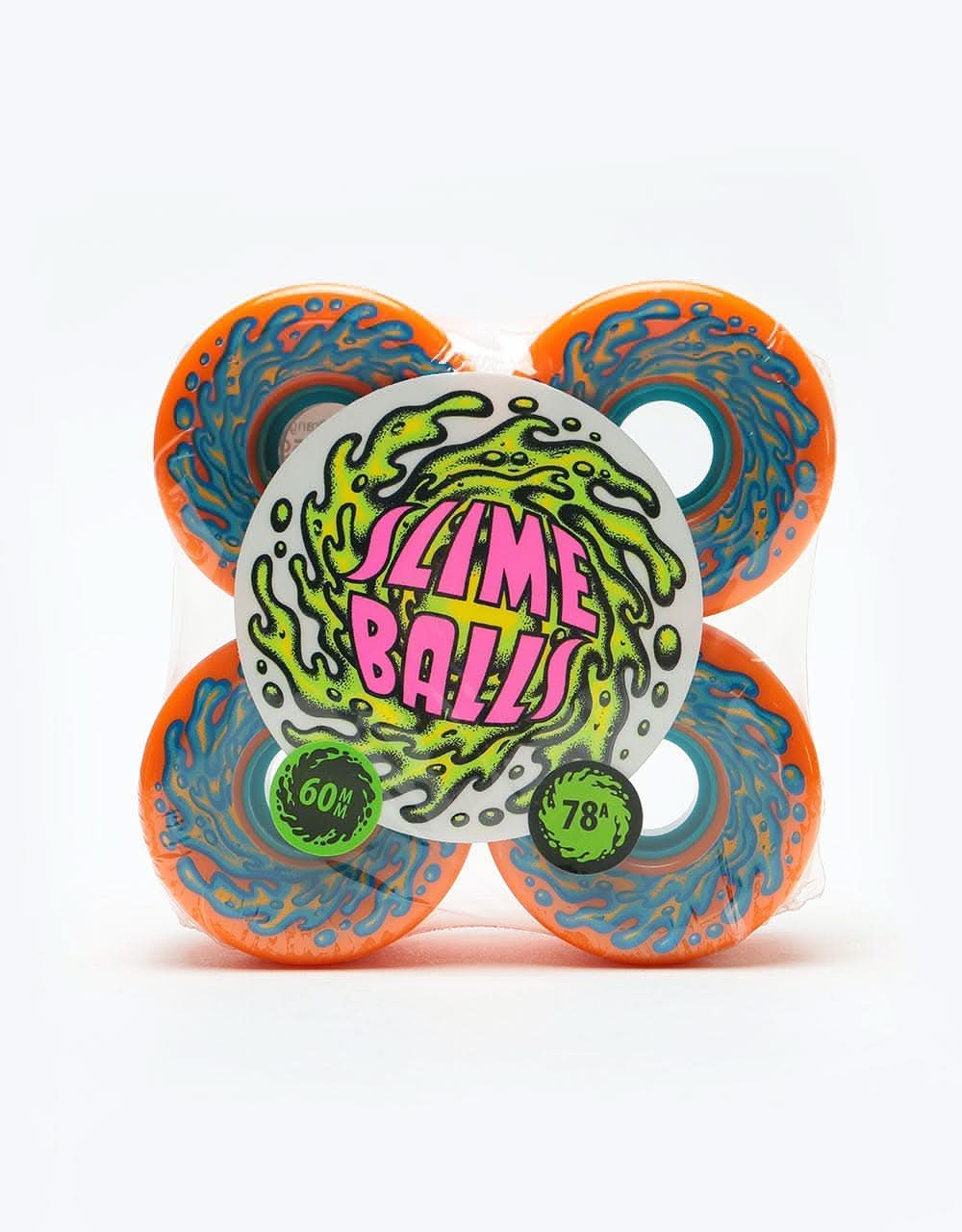 Santa Cruz Slime Balls OG Slime 78a Skateboard Wheel - 60mm