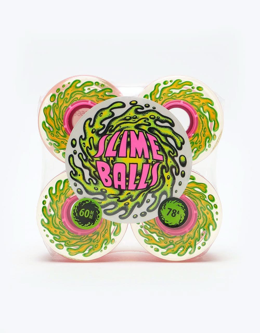 Santa Cruz Slime Balls OG Slime 78a Skateboard Wheel - 60mm