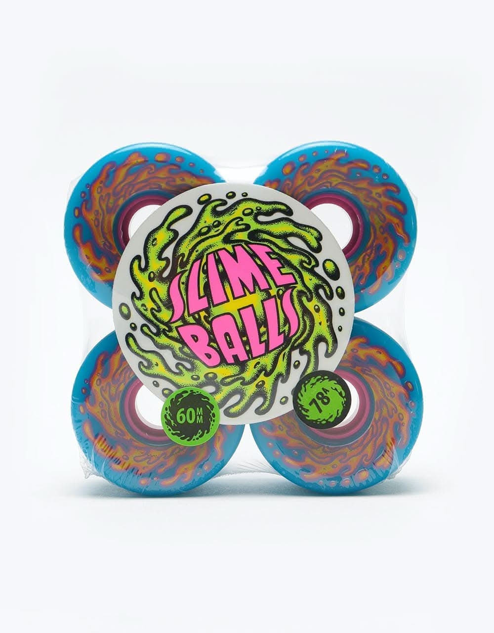 Santa Cruz Slime Balls OG Slime 78a Skateboard Wheel - 60mm