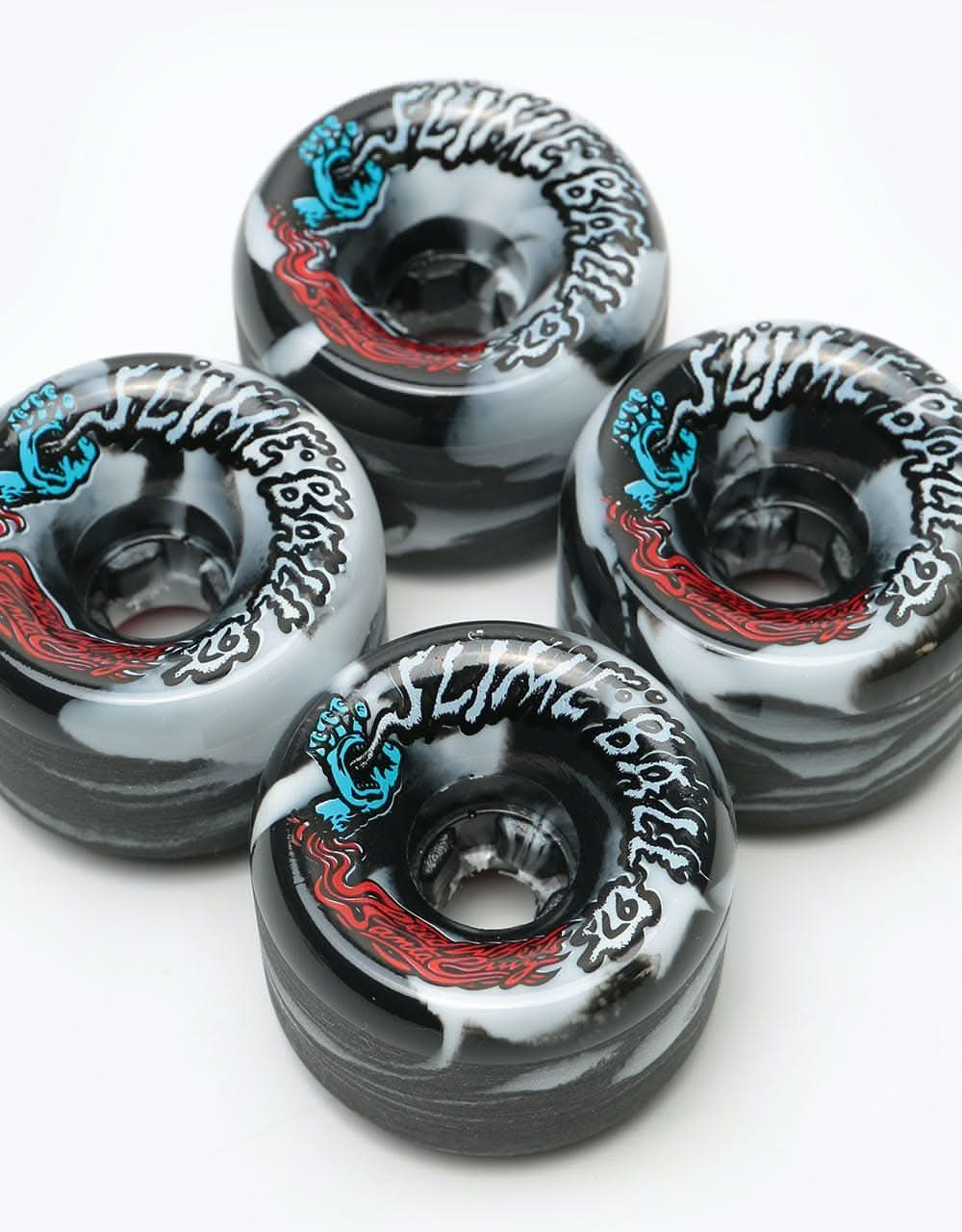 Santa Cruz Slime Balls Vomits Swirl 97a Skateboard Wheel - 60mm