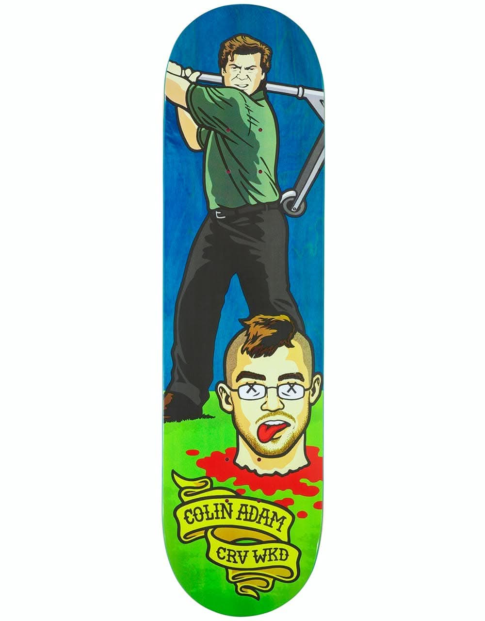 CRV WKD Adam Scooter McGavin Skateboard Deck - 8.25"