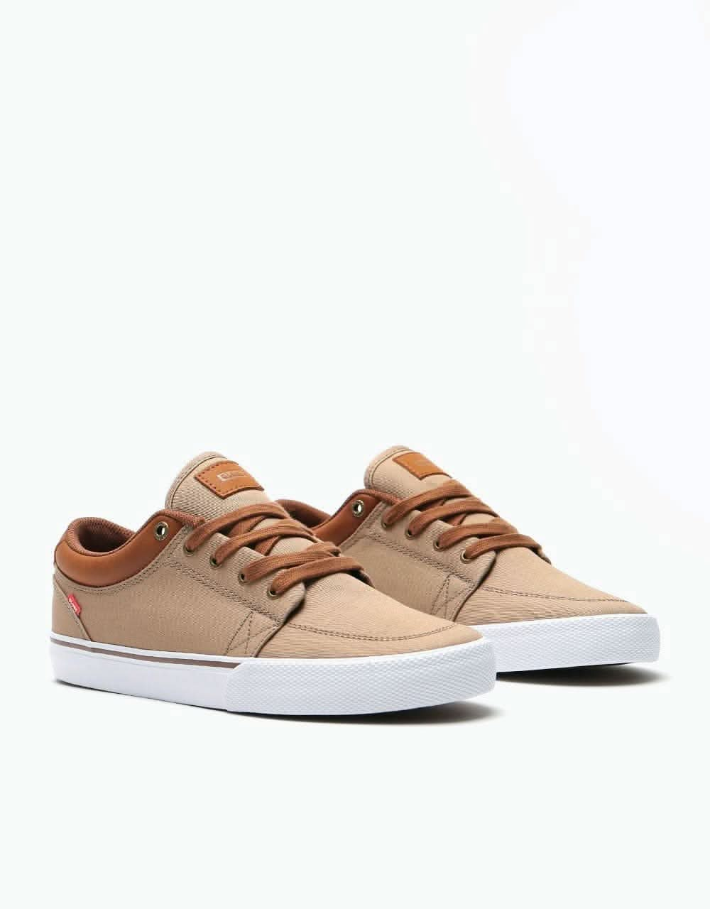 Globe GS Skate Shoes - Woodsmoke Twill/Brown