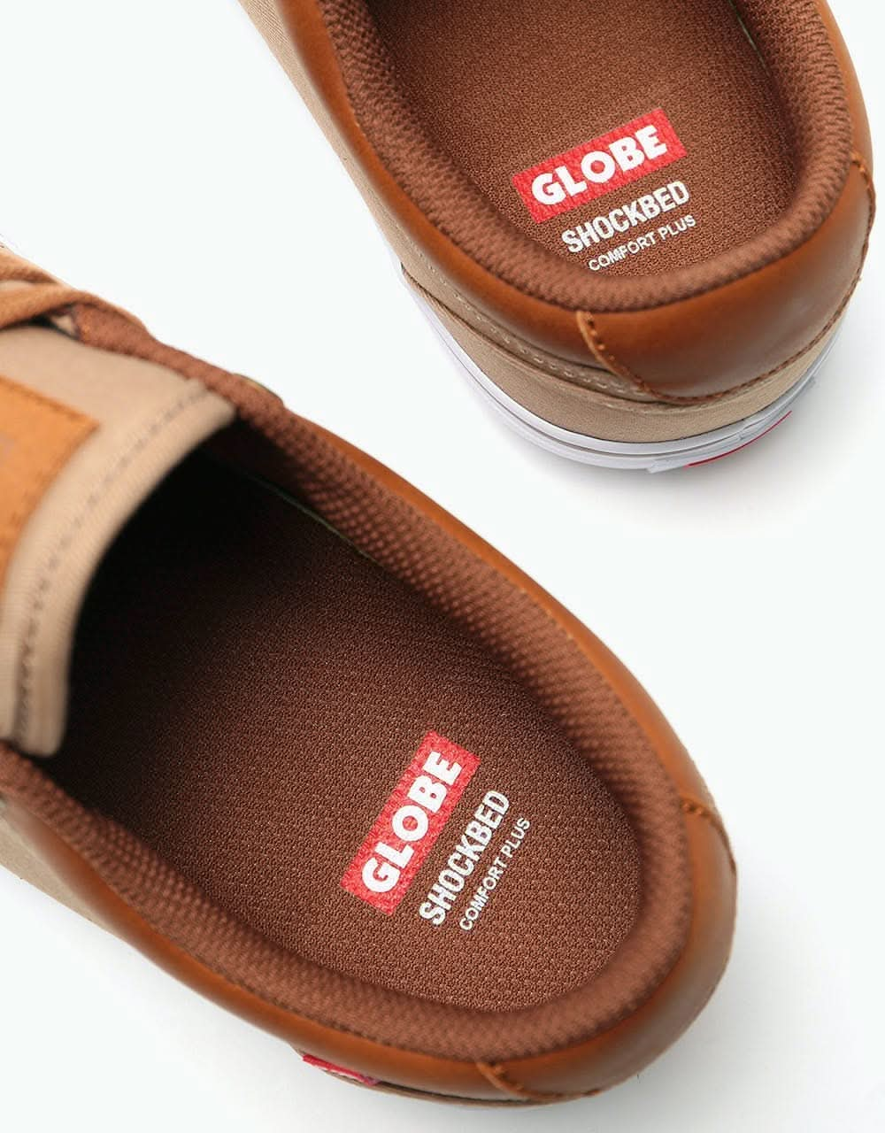 Globe GS Skate Shoes - Woodsmoke Twill/Brown