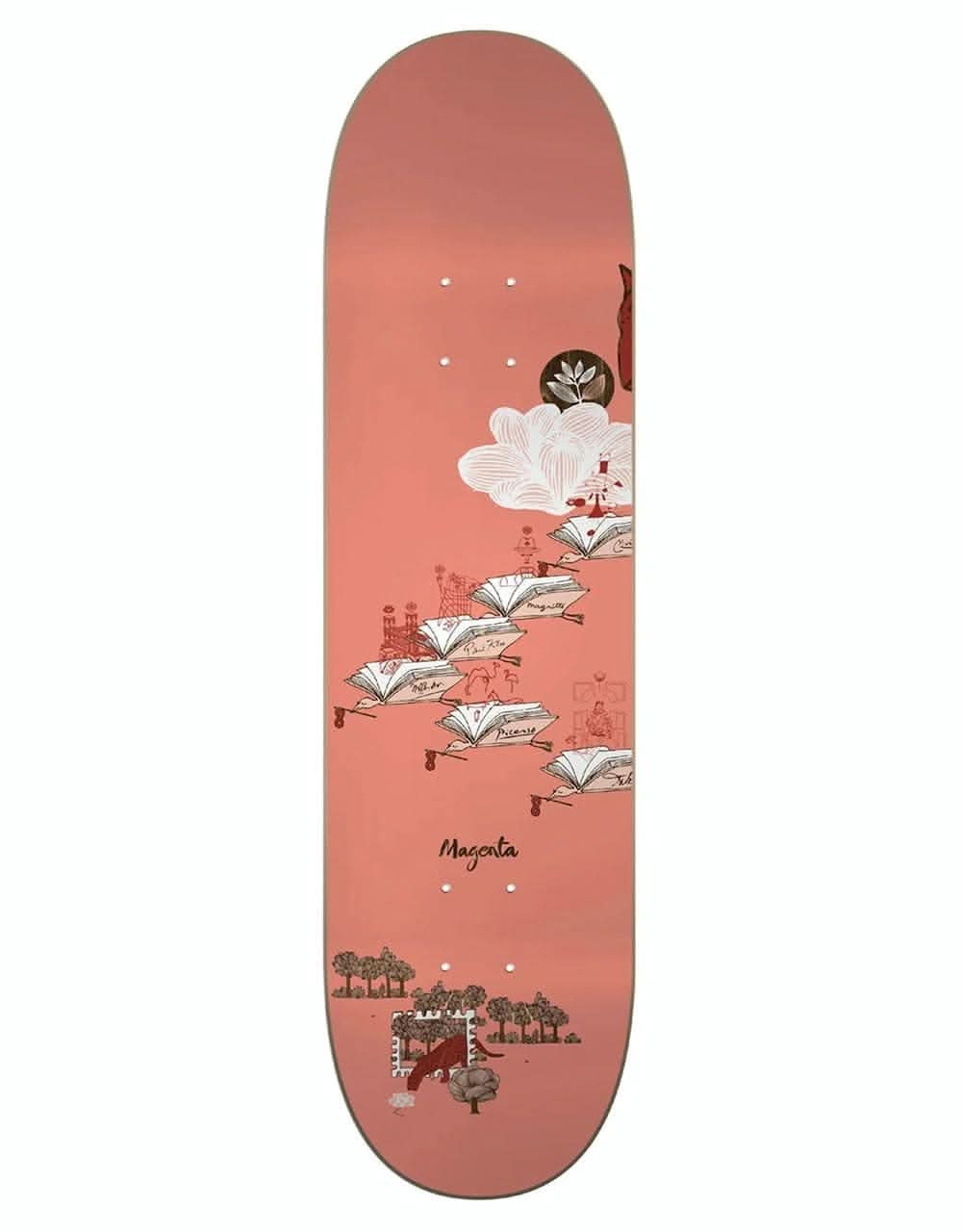 Magenta Bird Clan Skateboard Deck - 8.25"