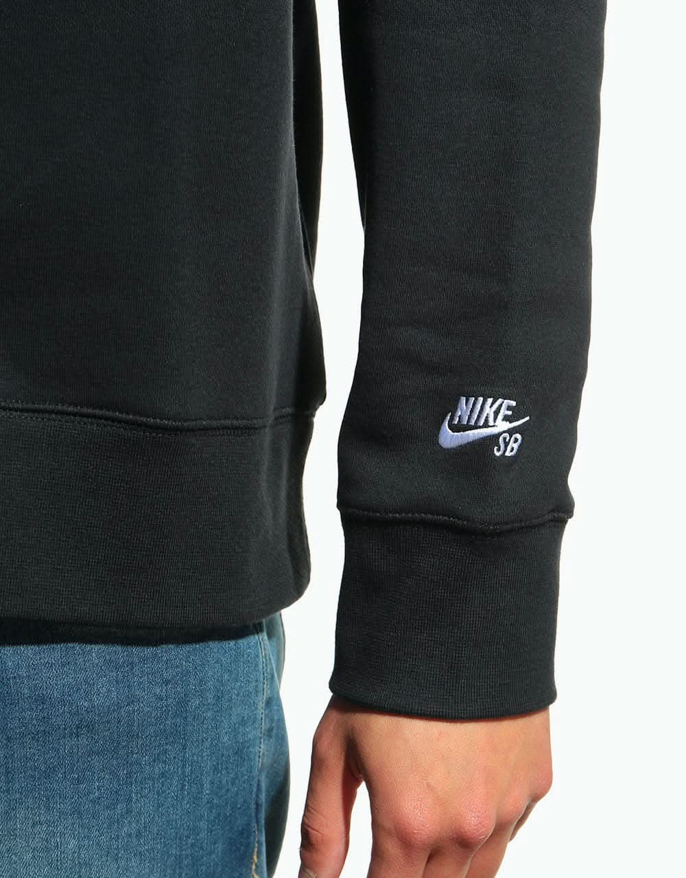 Nike SB Stripes Crewneck Sweatshirt - Black/White