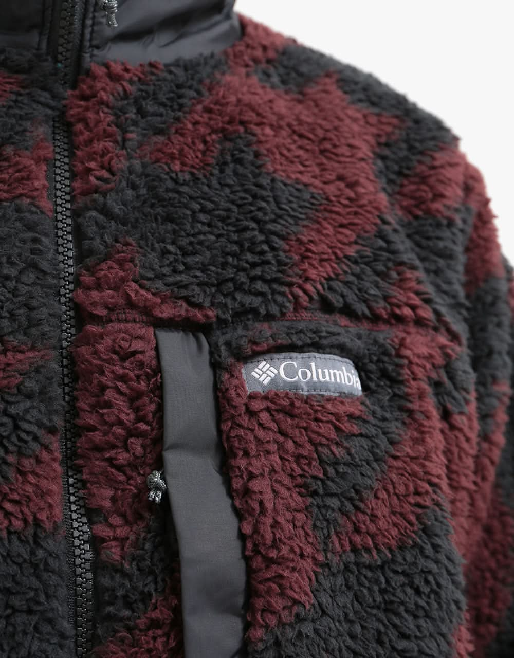 Columbia Winter Pass™ Full Zip Fleece - Red Lodge Big Houndstooth