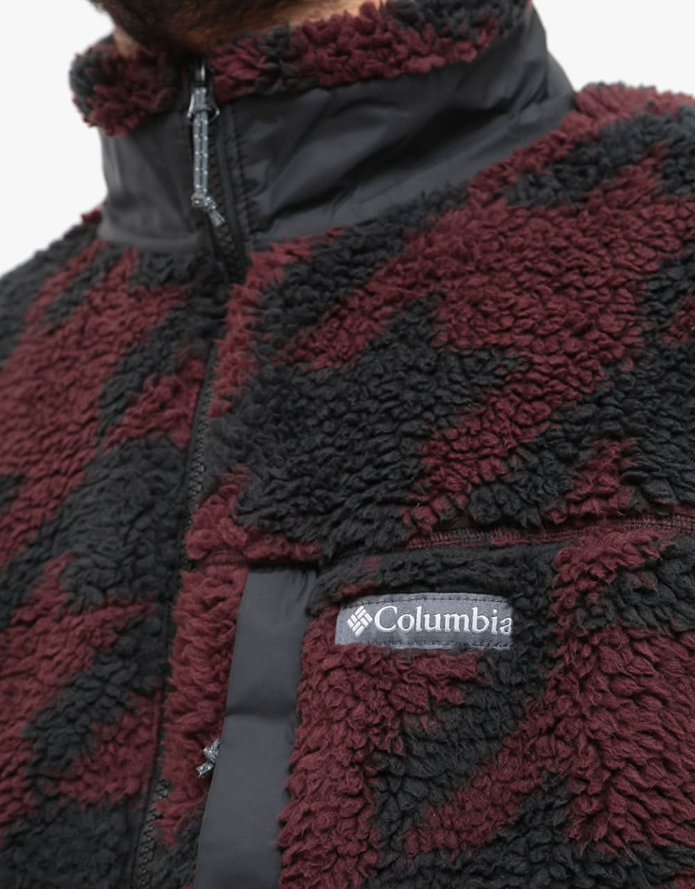 Columbia Winter Pass™ Full Zip Fleece - Red Lodge Big Houndstooth