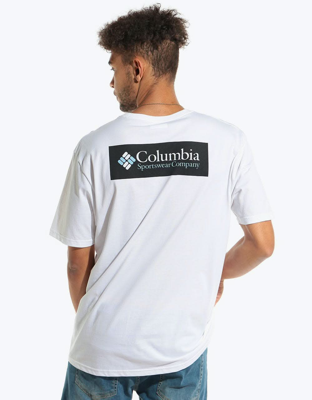 Columbia North Cascades™ T-Shirt - White/Black Rectangle