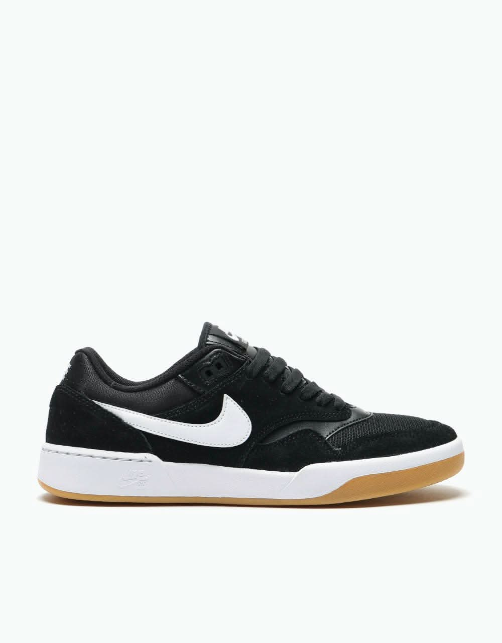 Nike SB GTS Return Skate Shoes - Black/White-Black-Gum Light Brown