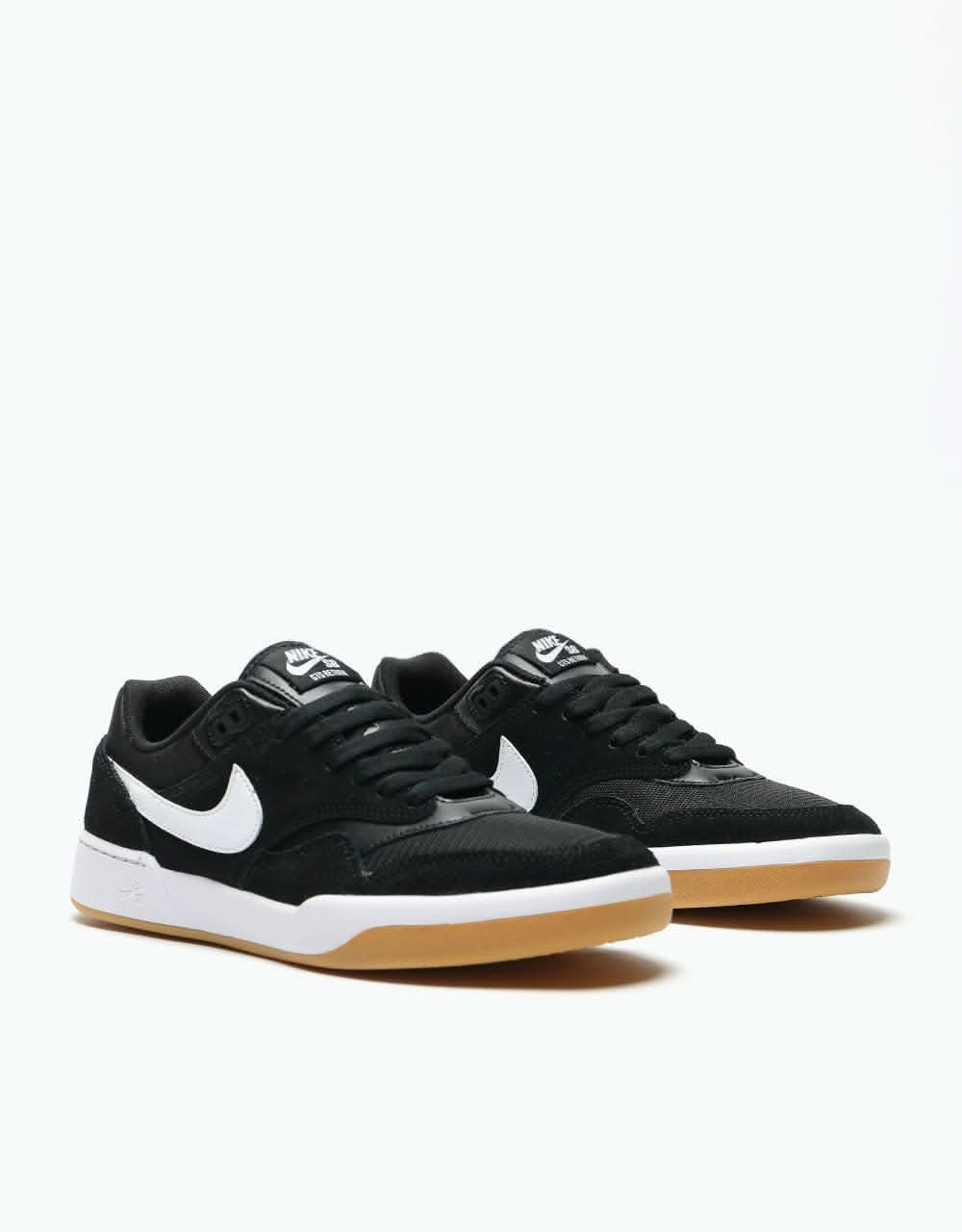 Nike SB GTS Return Skate Shoes - Black/White-Black-Gum Light Brown