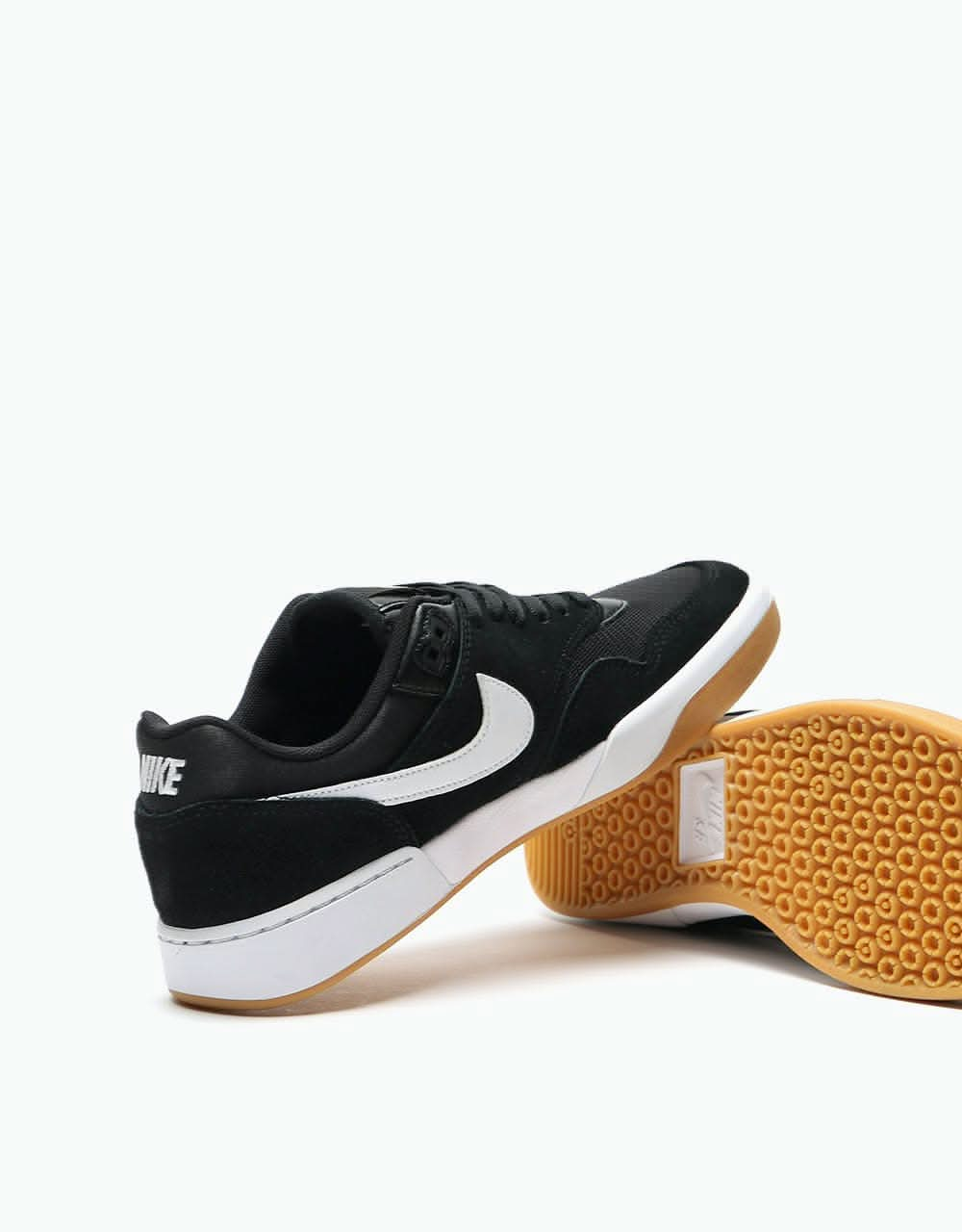 Nike SB GTS Return Skate Shoes - Black/White-Black-Gum Light Brown