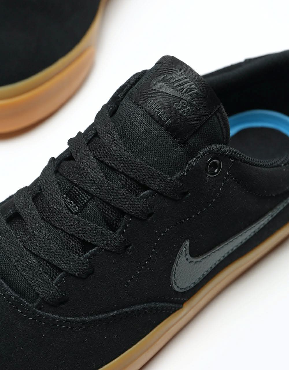 Nike SB Charge Suede Skate Shoes - Black/Anthracite-Black-Gum Light Brown