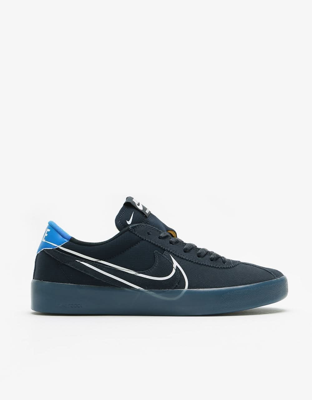 Nike SB Bruin React T Skate Shoes - Dark Obsidian/White-Hyper Jade