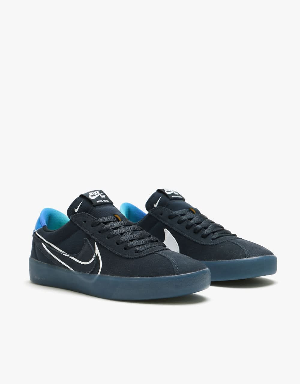 Nike SB Bruin React T Skate Shoes - Dark Obsidian/White-Hyper Jade