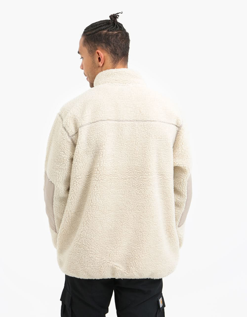 Dickies Red Chute Sherpa Zip Through - Light Taupe