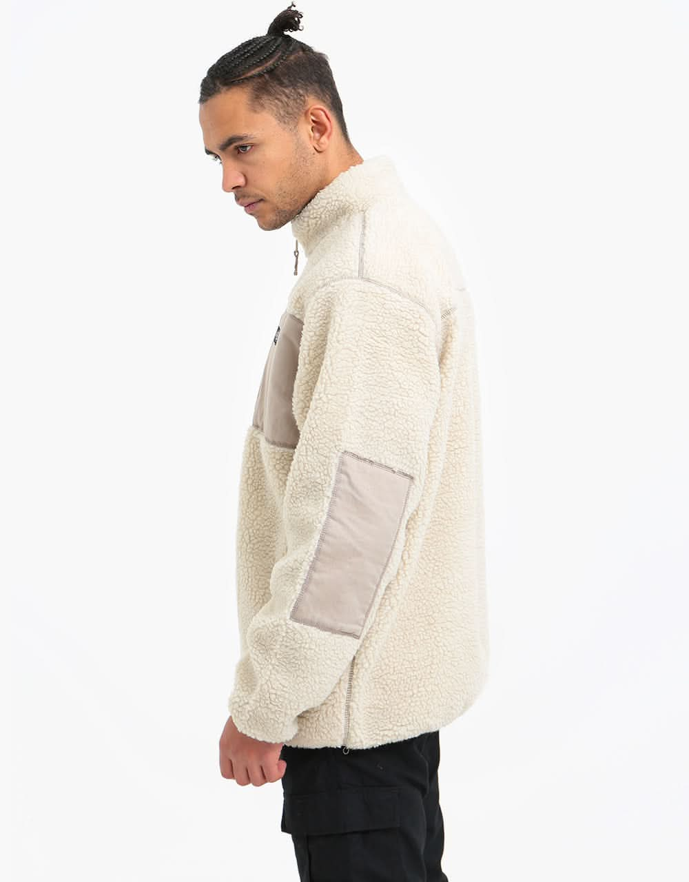 Dickies Red Chute Sherpa Zip Through - Light Taupe