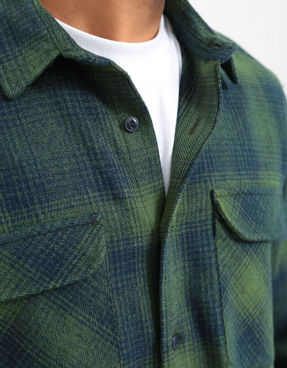 Dickies Plesent Hill L/S Shirt - Army Green