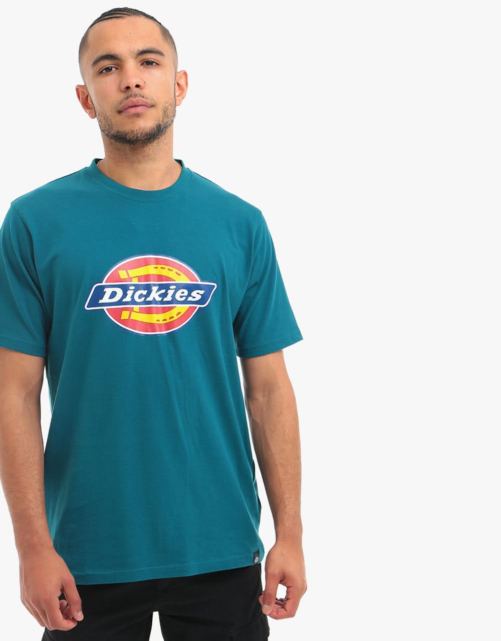 Dickies Horseshoe T-Shirt - Coral Blue