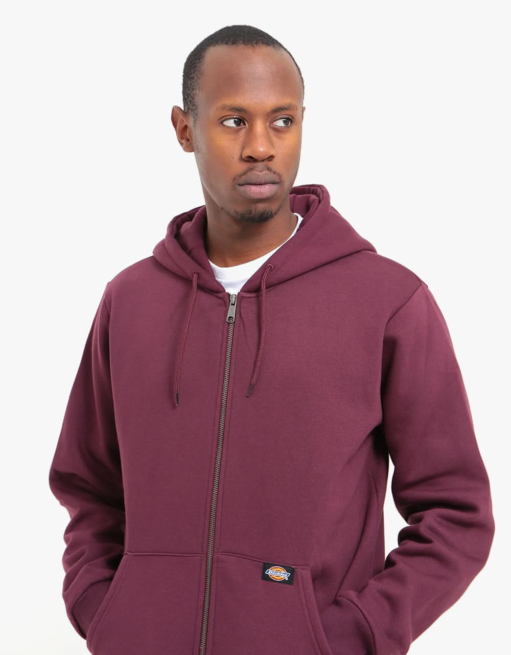 Dickies Kingsley Zip Hoodie - Maroon