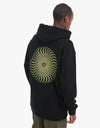 Spitfire Classic Swirl Fade Pullover Hoodie - Black/Olive-Yellow