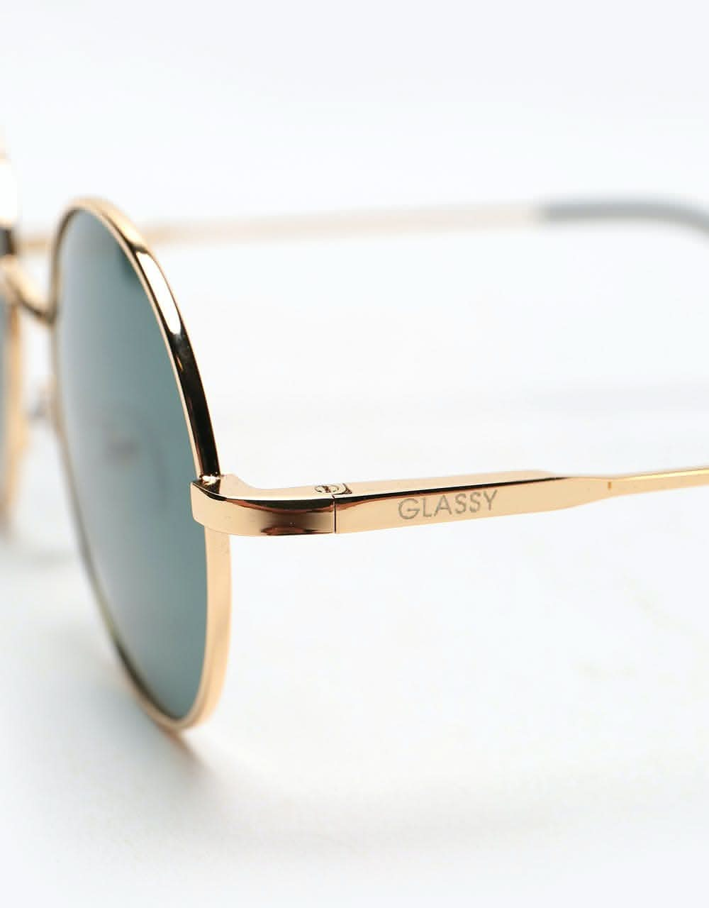 Glassy Sunhater Mayfair Premium Polarised Sunglasses - Gold