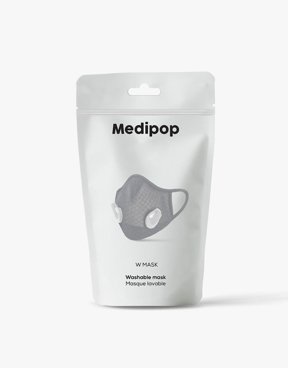 Medipop Washable Protective W Face Mask - Grey