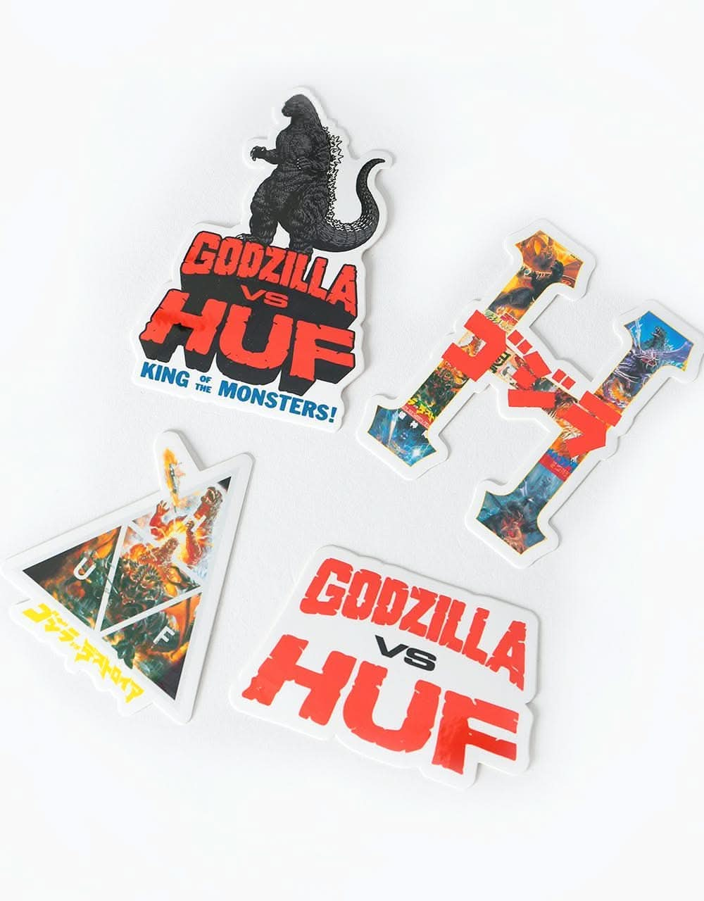 HUF vs Godzilla Sticker Pack