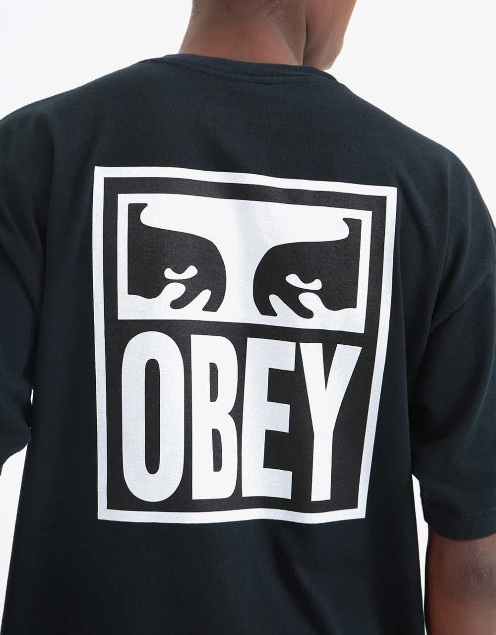 Obey Eyez Icon 2 Heavyweight T-Shirt - Off Black