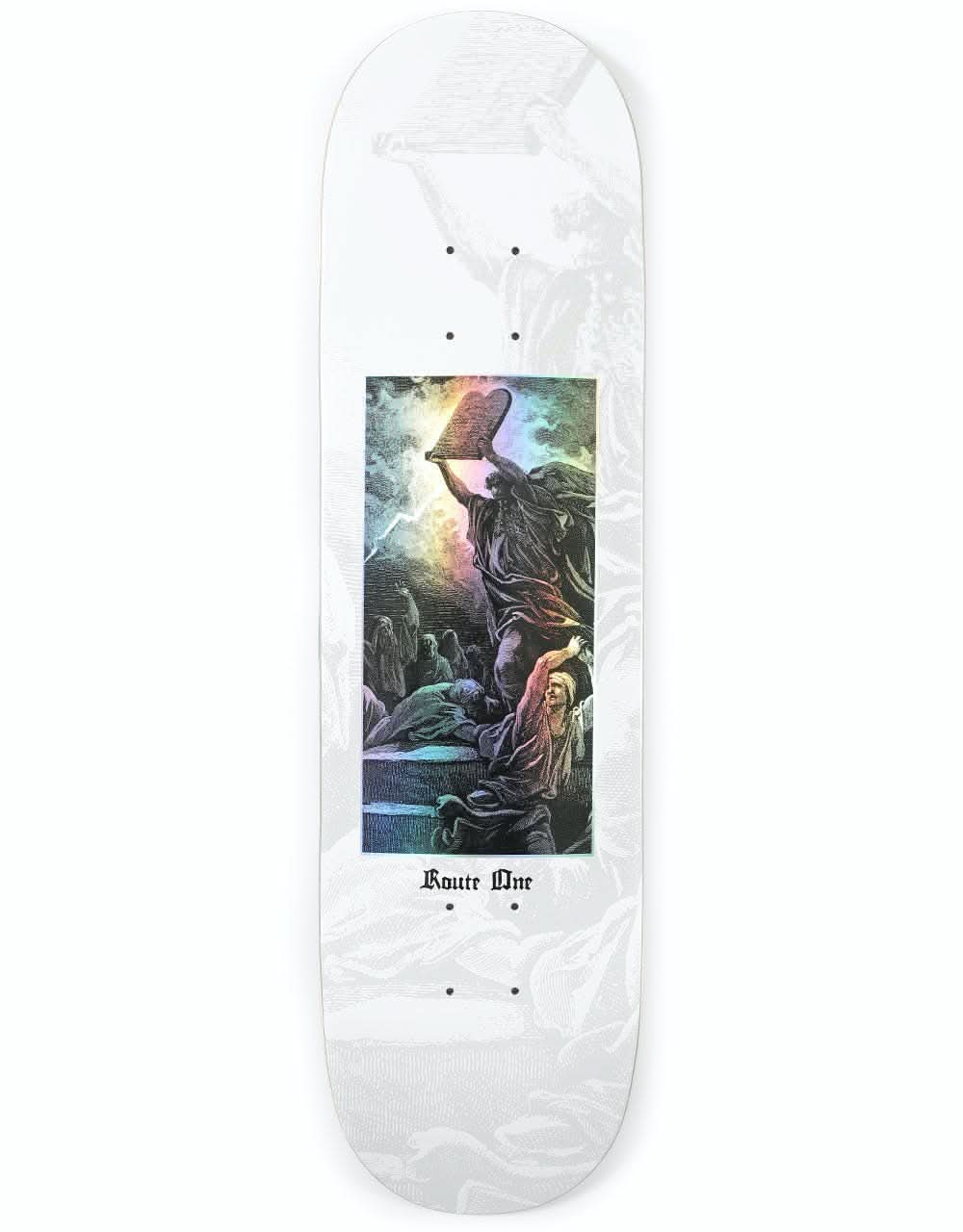 Route One Tablets of Law Skateboard Deck - 8.75"