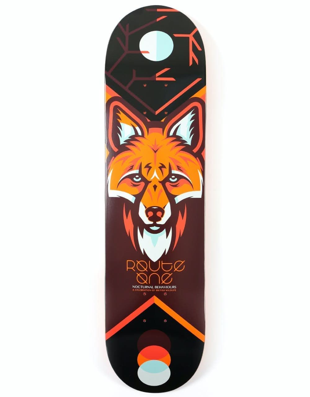 Route One Nocturnal Behaviours Skateboard Deck - 8"