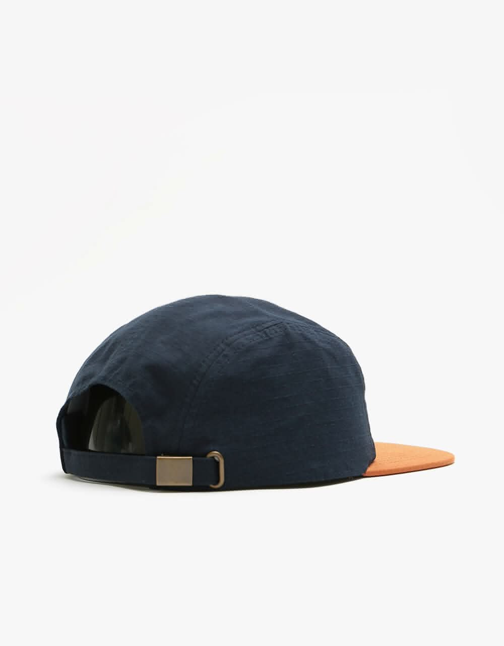 Brixton Stith 5 Panel Cap - Gravel/Amber/Washed Navy