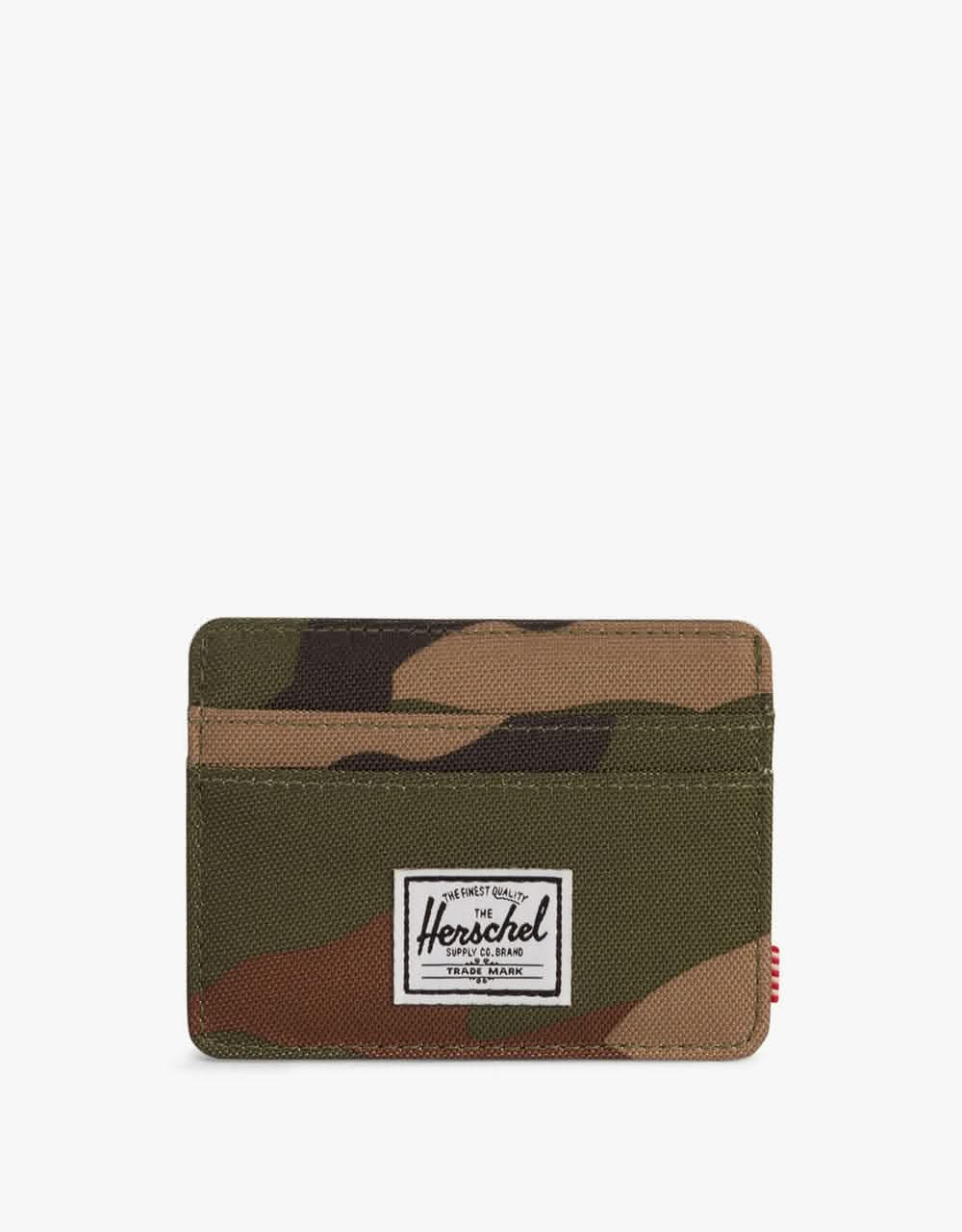 Herschel Supply Co. Charlie RFID Card Holder - Woodland Camo