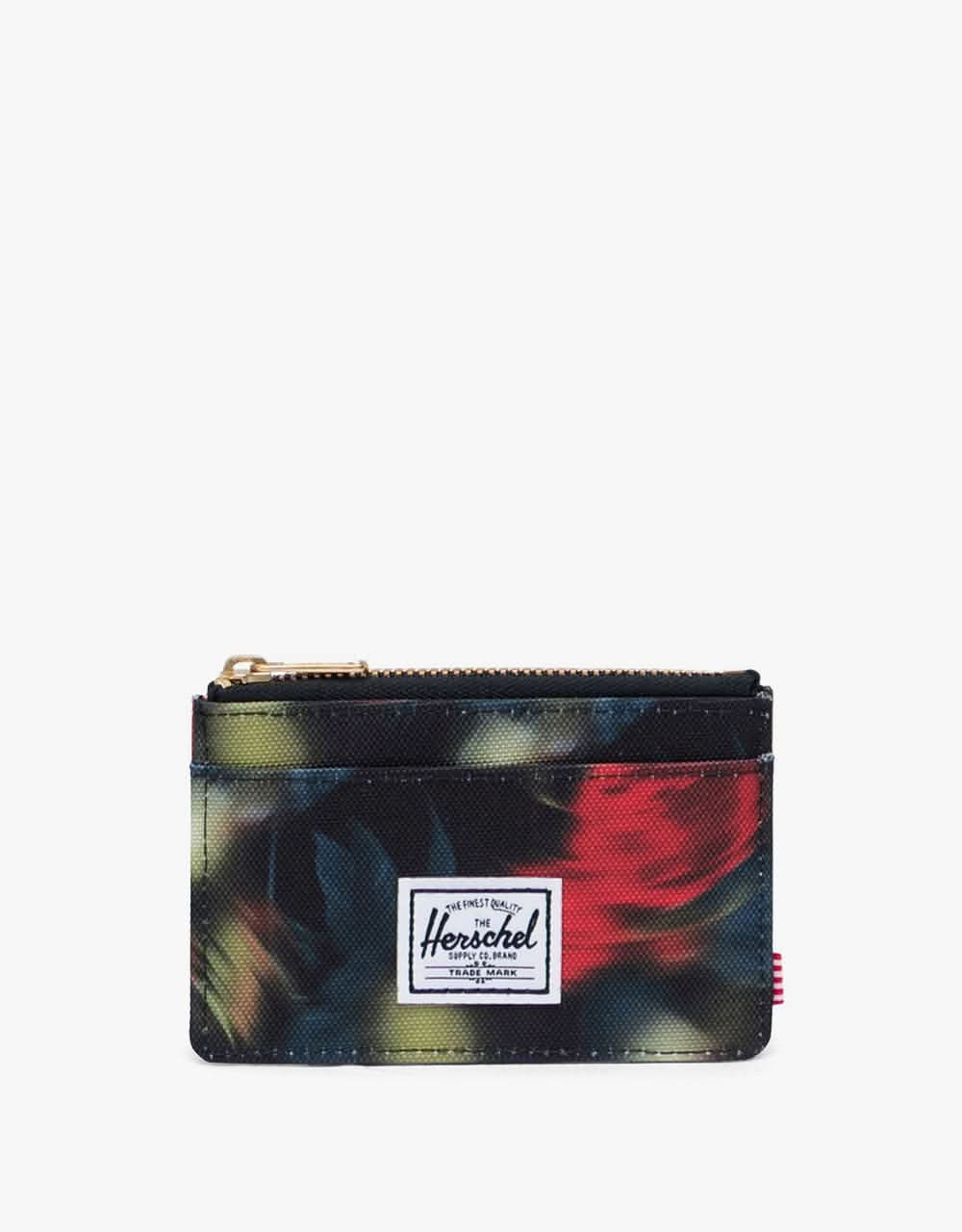 Herschel Supply Co. Oscar RFID Wallet - Blurry Roses